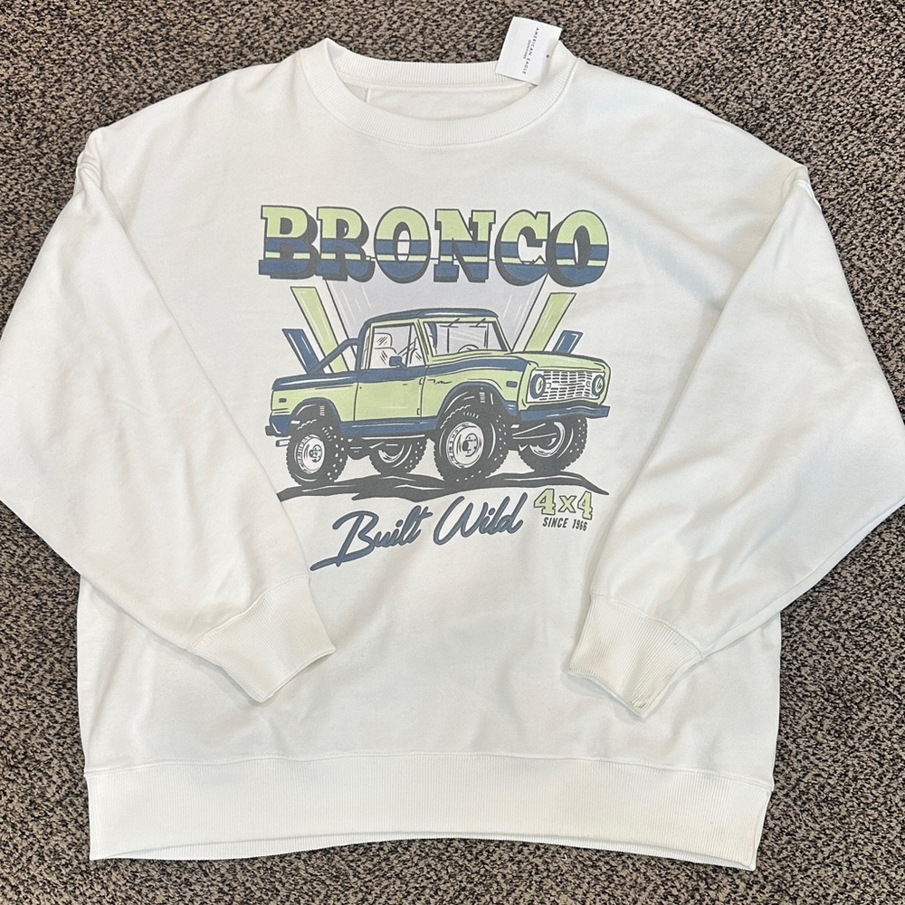 American eagle oversized Bronco sweatshirt